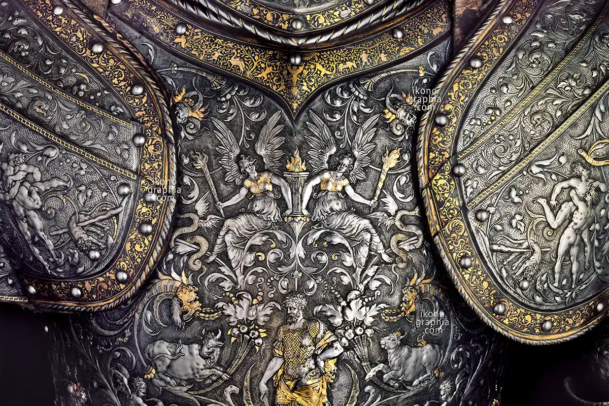 Ceremonial "Hercules" Armour, 1555. Owner, Emperor Maximilian II