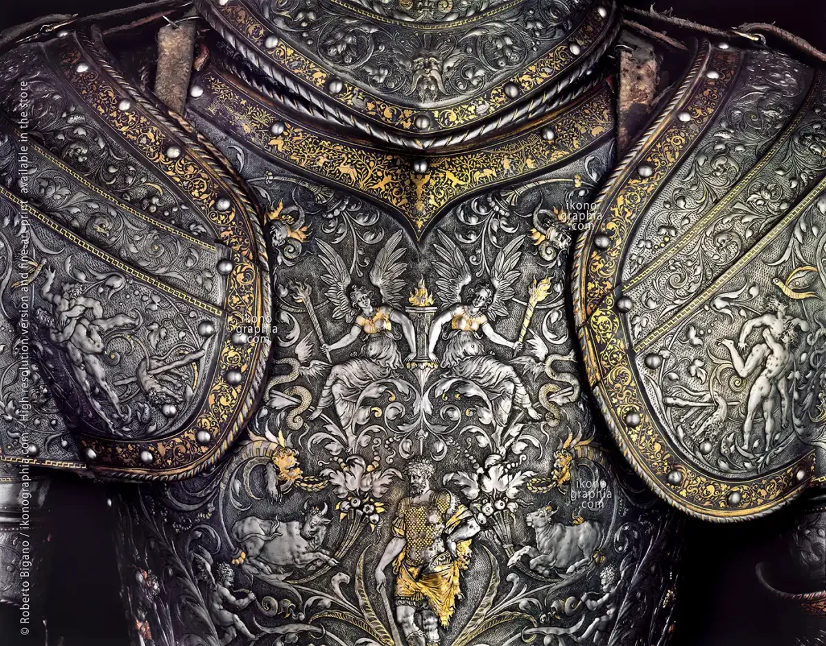 Ceremonial "Hercules" armor, owned by Emperor Maximilian II, 1535