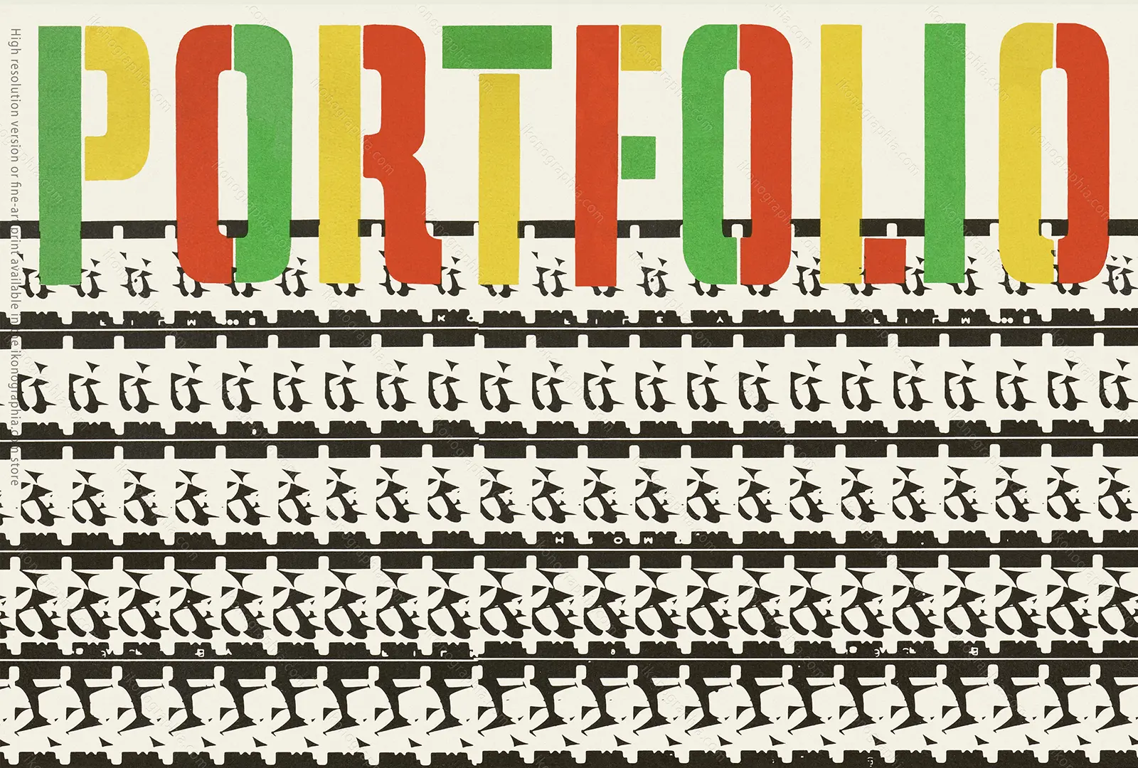 Portfolio Magazine No. 3, Spring 1951 &mdash; cover design by Alexey Brodovitch.