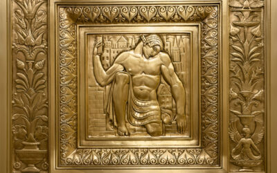 Art Deco Elevator Panels at Fred French Building (1927) — Glinsky & Bach