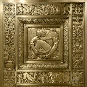 The Industrial Worker (Industry) Elevator Panel — NYC Art Deco Fred French Building — 1927 — by Glinsky & Bach