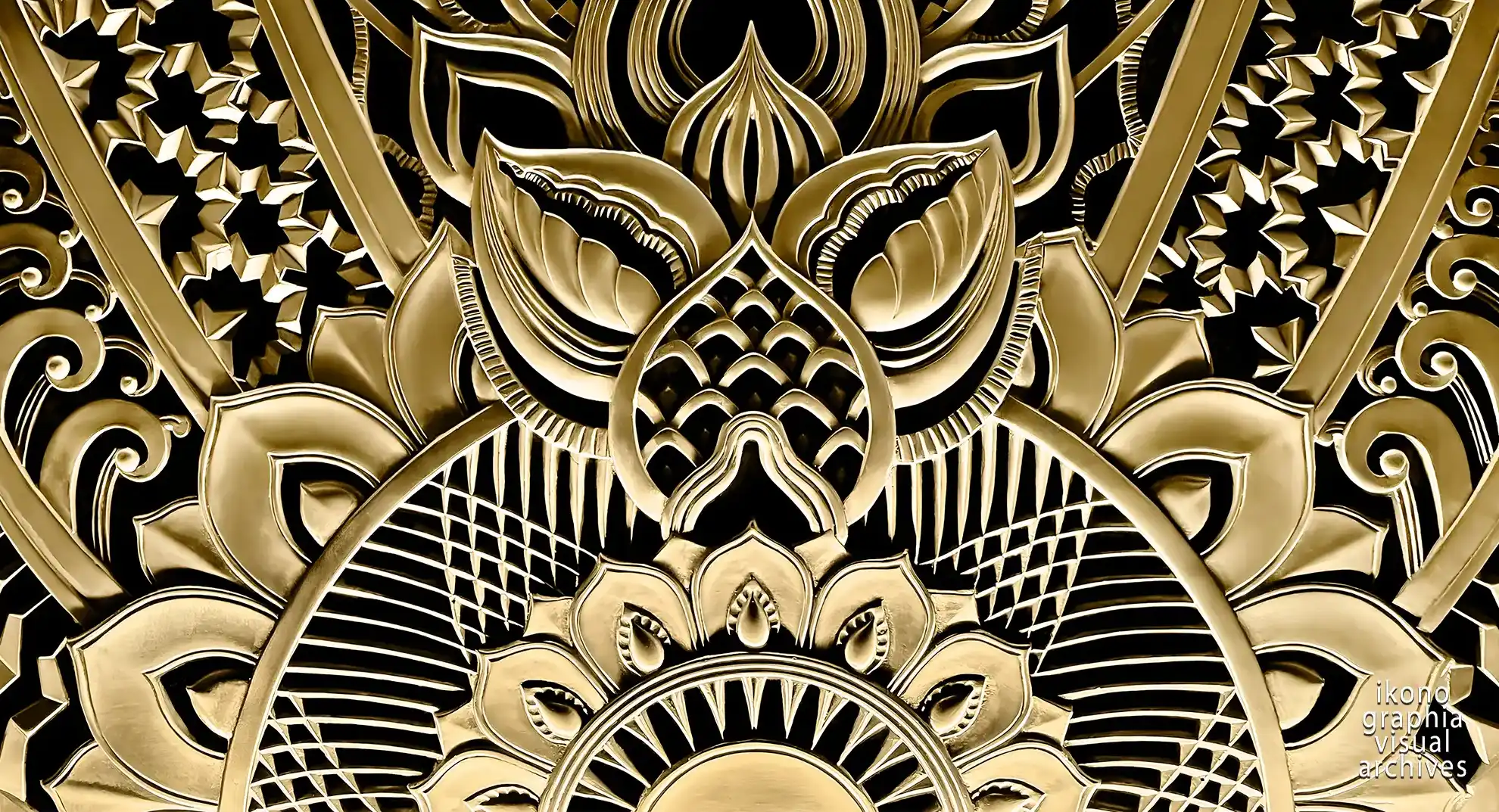 Allegory of Success — Gilded Grille, Chanin Building, New York — 1929 — detail