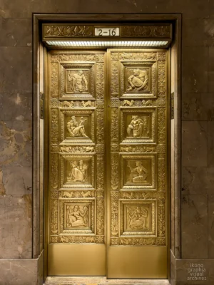 The Symbolic Program — Elevator Doors, Fred French Building, New York, 1927.