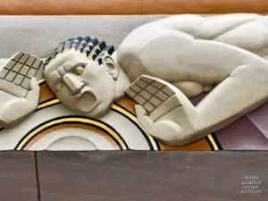 Light Age of Television Lee Lawrie close-up 1933